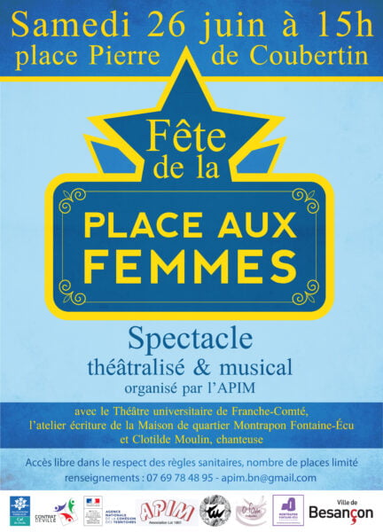 "FÊTE de la PLACE aux FEMMES" - 26 juin 2021